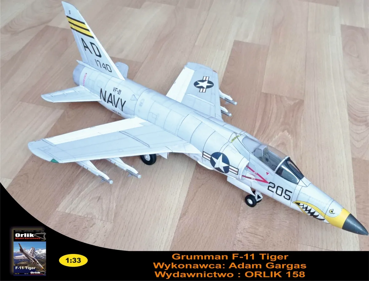 Grumman F-11 Tiger + Zasklenie